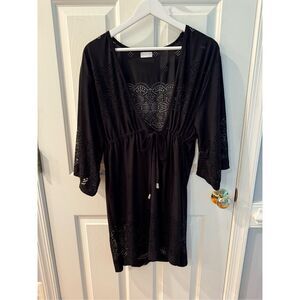 Dotti Black Swim Coverup